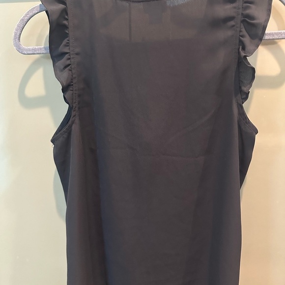 J. Crew Black Ruffle Sleeve Blouse - Picture 8 of 8